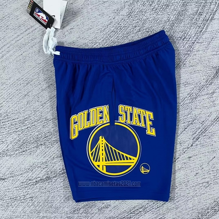Pantalone Golden State Warriors Big Logo Just Don Azul